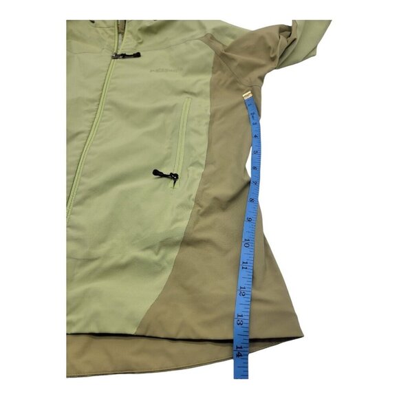 Patagonia Jacket Women M Green Figure 4 Camping Hiking Windbreaker Gorpcore - Picture 7 of 11